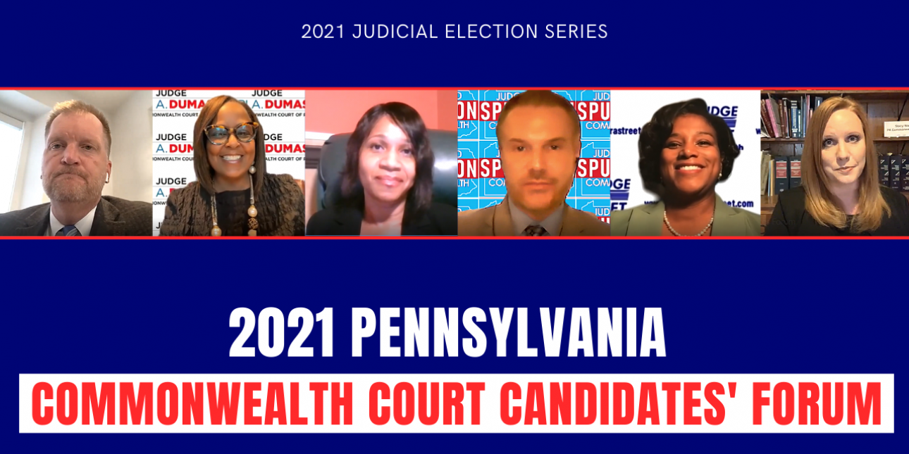 PA Commonwealth Court Candidates' Forum 2021 Pennsylvanians for